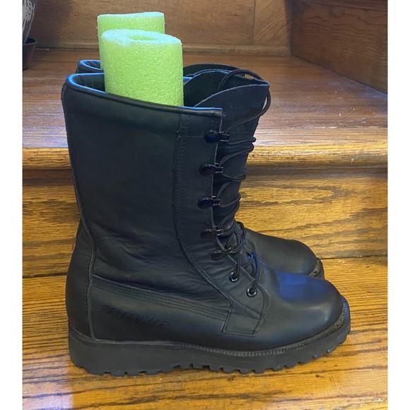 BELLEVILLE MILITARY COMBAT BOOTS BLACK LEATHER SZ. 6 EE MENS GORETEX 01-D-0320 - Picture 1 of 11